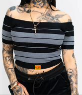 FB County (Off The Shoulder) Crop Top